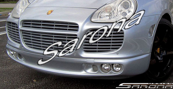Custom Porsche Cayenne Front Bumper Add-on  SUV/SAV/Crossover Front Add-on Lip (2002 - 2006) - $750.00 (Part #PR-004-FA)